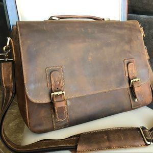 KomalC 15 inch Retro Buffalo Hunter Laptop Bag